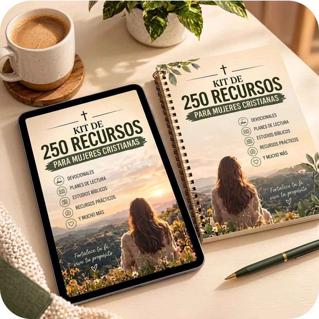 Kit de 250 recursos para mujeres cristianas con sus 4 bonos